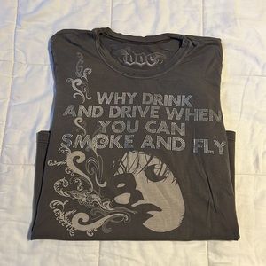 Y2K 420 Tee - Smoke & Fly — Metropark Women’s Size Large